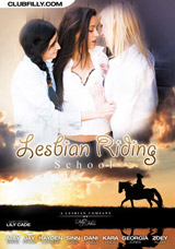 Lesbian Riding School DVD back cover